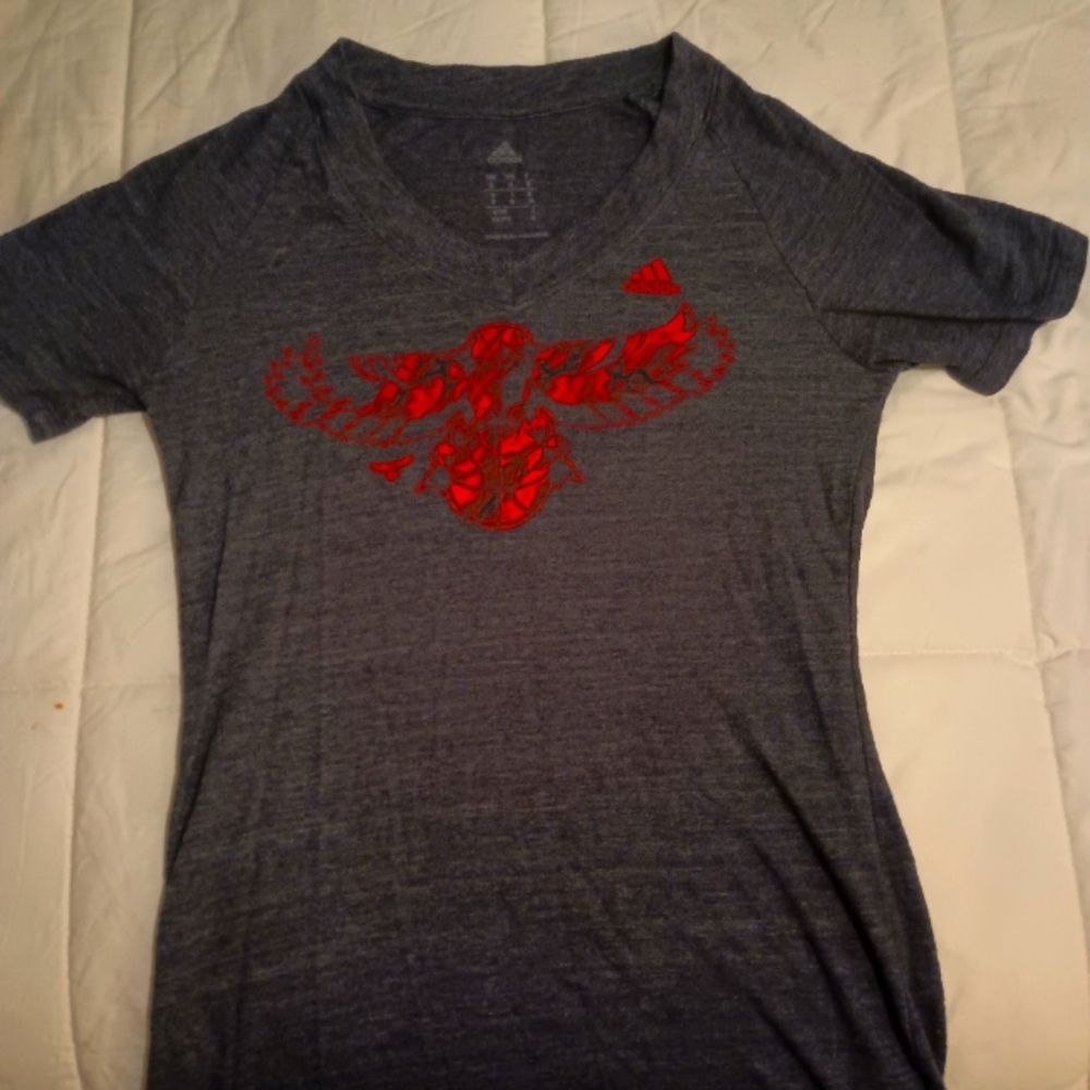 Adidas woman's Atlanta Hawks tee shirt